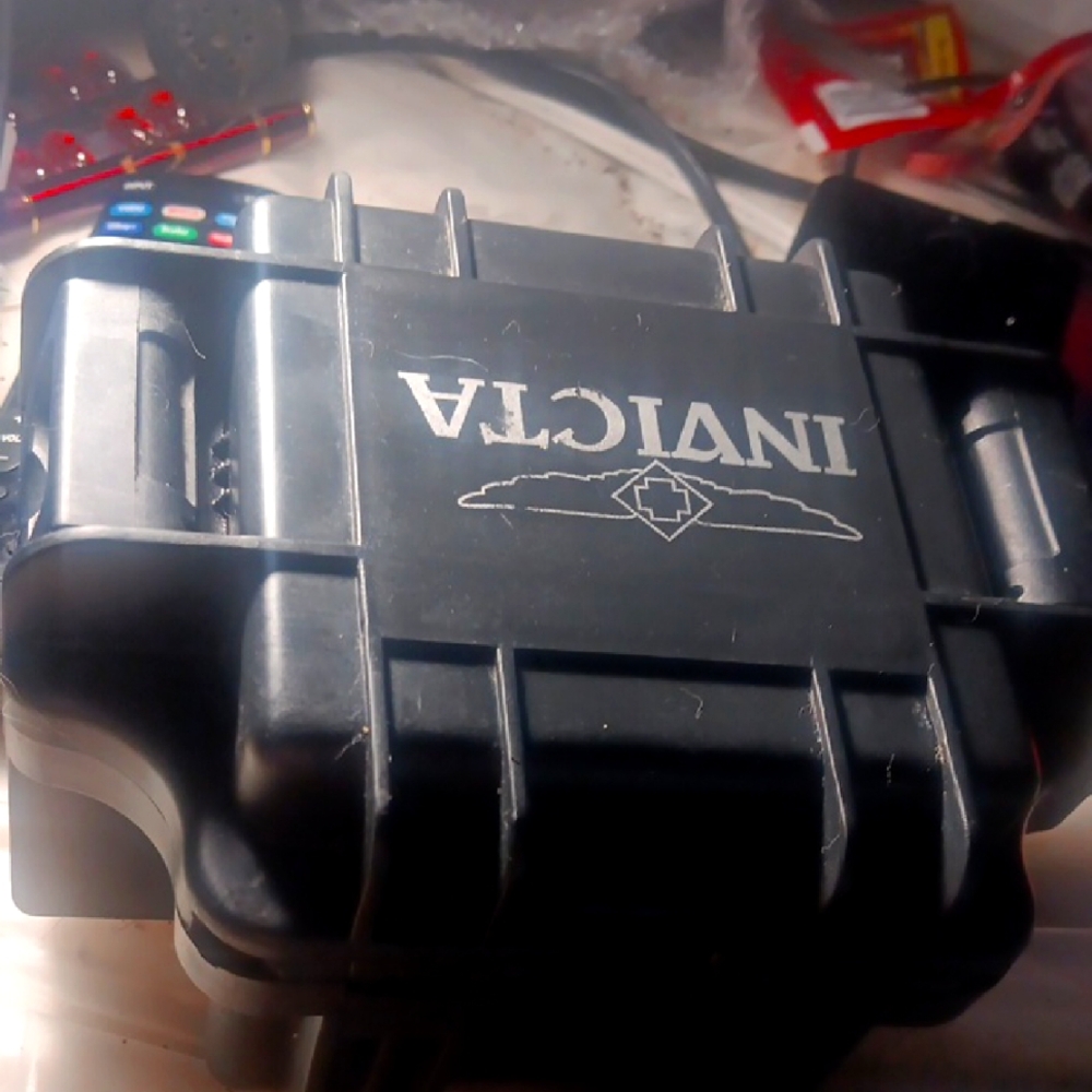 Invicta Black Car Audio Case